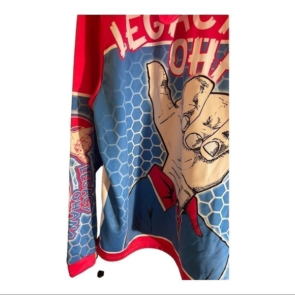 Punisher Sports Apparel Ohana Legacy pink and blue hoodie - Picture 4 of 9